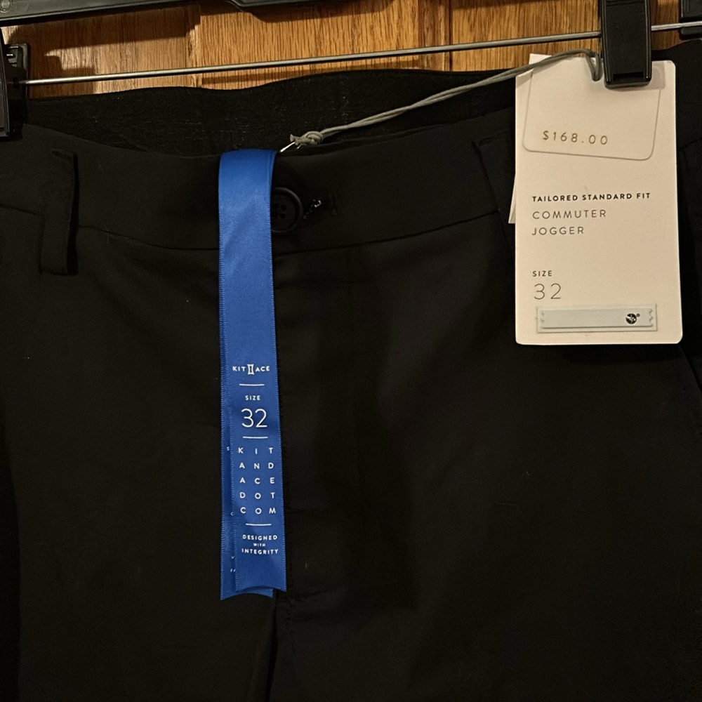 Kit and Ace Men's Black Jogger Pants - Picture 4 of 7